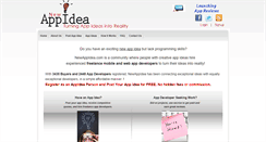 Desktop Screenshot of newappidea.com